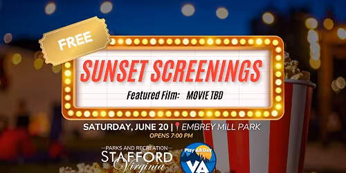 Sunset Screenings - FREE OUTDOOR MOVIE NIGHT