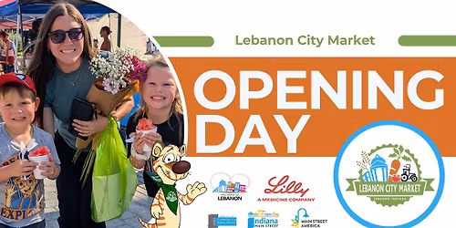 Lebanon City Market Opening Day