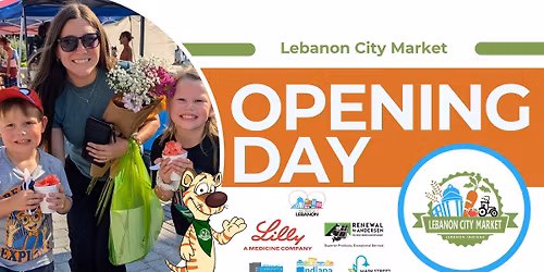 Lebanon City Market Opening Day