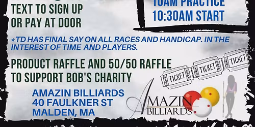 Bob Giglio Memorial Tournament: Saturday April 18th