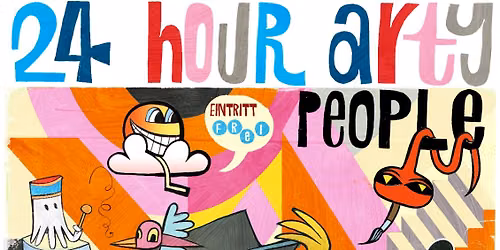 24 Hour arty people - Jim Avignon livepainting