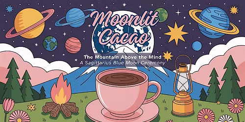 Moonlit Cacao: A Sagittarius Blue Moon Ceremony