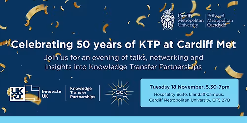 Celebrating 50 years of KTP at Cardiff Met