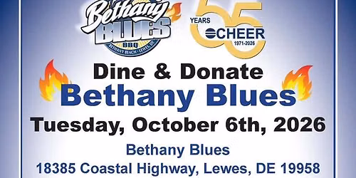 Dine to Donate at Bethany Blues!