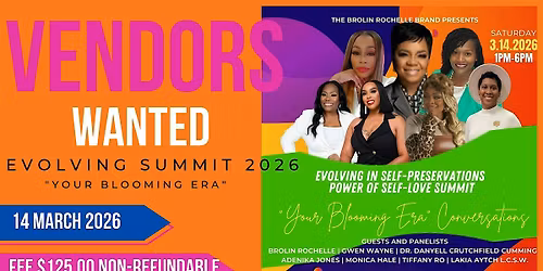 "Evolving Summit " Vendor Fee