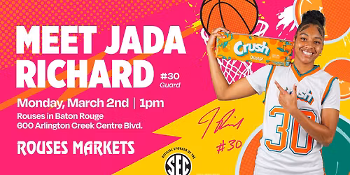 Meet Jada Richard \ud83c\udfc0 (Rouses Arlington Creek, Baton Rouge)