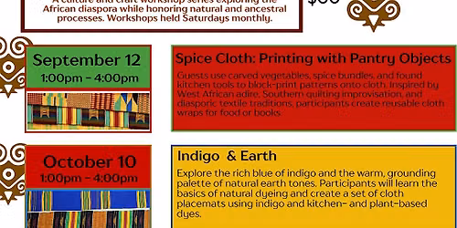 Sankofa Crafts Workshop Series