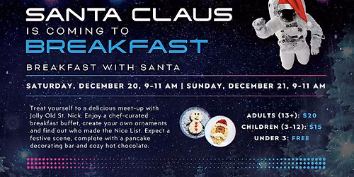 Breakfast with Santa at The Space Bar