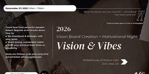 Vision & Vibes: Vision Board Creation + Motivational Night