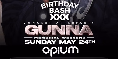 MEMORIAL DAY WEEKEND — OPIUM Atlanta