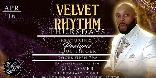 VELVET RHYTHM THURSDAY with PROLYRIC