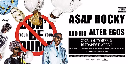 A$AP Rocky - Don't Be Dumb World Tour