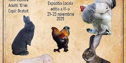 Expozi\u021bia Local\u0103 de P\u0103s\u0103ri \u0219i animale mici Chindia, edi\u021bia a 3 a