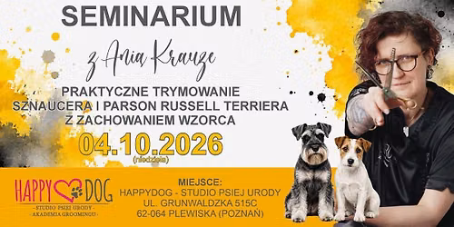Praktyczne Trymowanie Sznaucera i Parson Russell Terriera z zachowaniem wzorca z Ani\u0105 Krauze