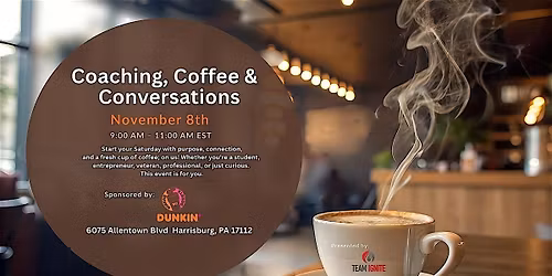 Coaching, Coffee, & Conversation Veteran's Day Event