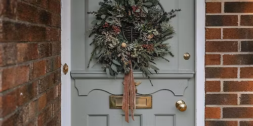 Christmas door wreath workshop