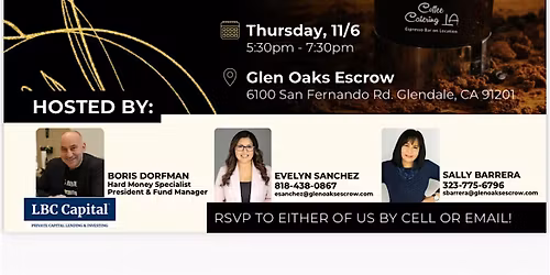 Fall Pitch Event Thursday November 6th, 2025