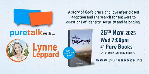 Pure Talk with Lynne Leppard - A Story of God's Grace After Closed Adoption