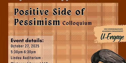 Positive Side of Pessimism Colloquium