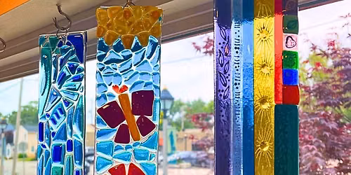 Tall Glass Suncatcher- Intro to Glass- Class Fee