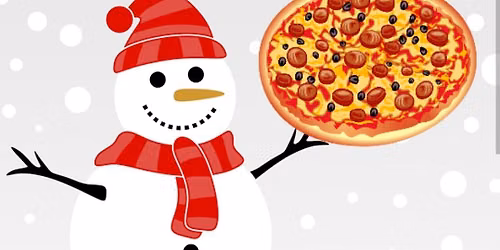Pizza & Hot Chocolate before Santa\u2019s Arrival