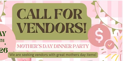 Mother\u2019s Day Vendor Event