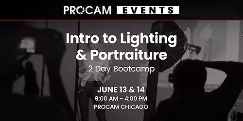 Intro to Lighting & Portraiture - 2 Day Boot Camp