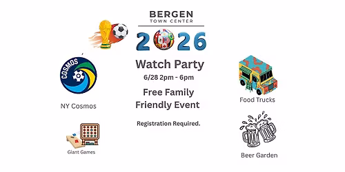 World Cup Watch Party - Bergen Town Center