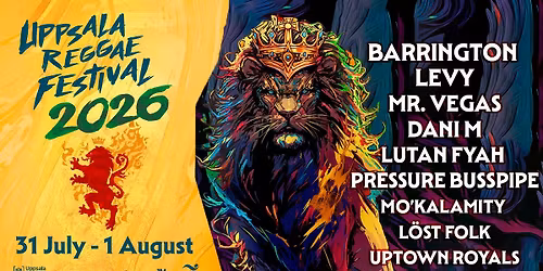 Uppsala Reggae Festival 2026