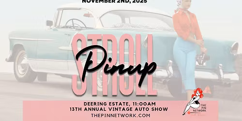 Pin-Up Meetup at the Deering Estate Vintage Auto Show