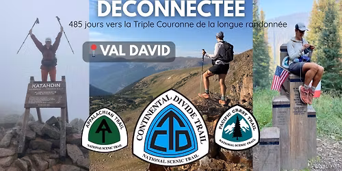 Conf\u00e9rence | D\u00c9CONNECT\u00c9E: marcher la Continental Divide Trail
