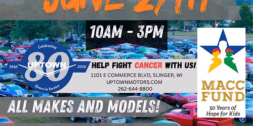 Uptown's 80th Anniversary Car Show \ud83c\udf89\ud83d\ude97