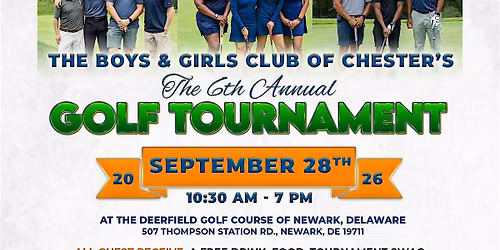 6th Annual BGCC Golf Tournament & Social Dinner Banquet