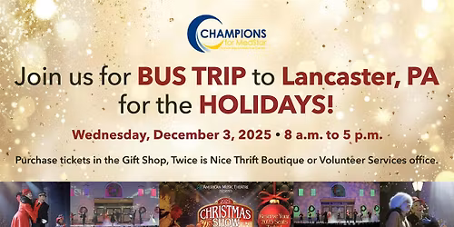 Champions American Music Theater Bus Trip 2025 Lancaster PA