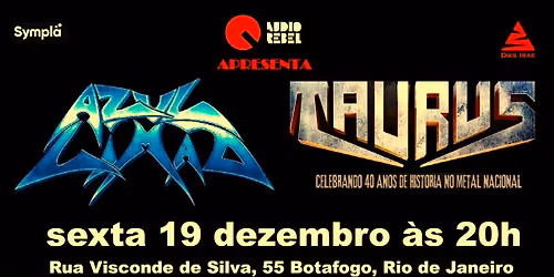 Azul Lim\u00e3o e Taurus celebram 40 anos de Metal Nacional