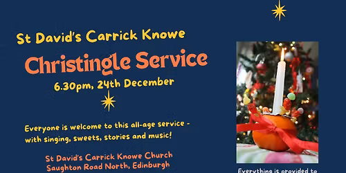 St David's Carrick Knowe Christingle Service