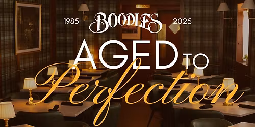 Aged To Perfection! 40 Years of Boodles