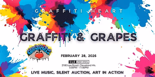 Graffiti  HeArt Graffiti & Grapes Fundraiser!