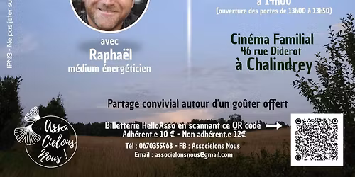 \u2728Conf\u00e9rence-d\u00e9bat "Entre terre et ciel"\u2728