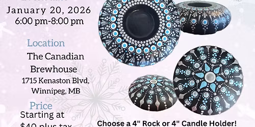 Winnipeg S-Snowflake or Winter Wonderland Dot-Painting Workshop