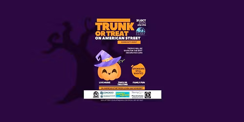 TRUNK OR TREAT ON AMERICAN STREET