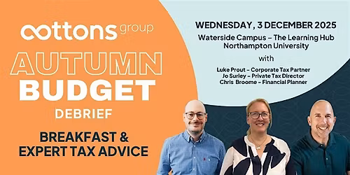 Cottons Group Northampton: post-Budget breakfast debrief