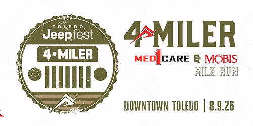 Toledo Jeep Fest 4-Miler, Walk & Virtual Cruise