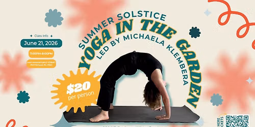 Summer Solstice Yoga in the Garden