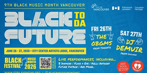 BLACK MUSIC MONTH VANCOUVER
