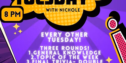 Trivia Tuesday- with Nichole