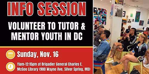 Silver Spring Tutoring & Mentoring Volunteer Info Session