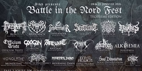 Battle in the Nord #3 - Besatt, Merrimack, Invernoir, Servant, Antrisch, Gorgon, Malphas, Antzaat.. 