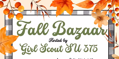 Fall Bazaar Hosted by Girl Scout SU375
