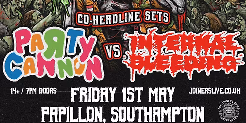 Party Cannon VS Internal Bleeding at Papillon, Southampton